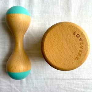 LOVEVERY Wooden Rattles